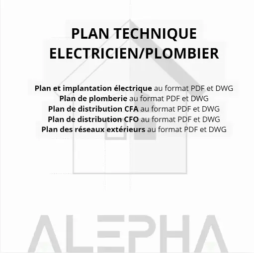 PLAN TECHNIQUE ELECTRIQUE/PLOMBERIE
