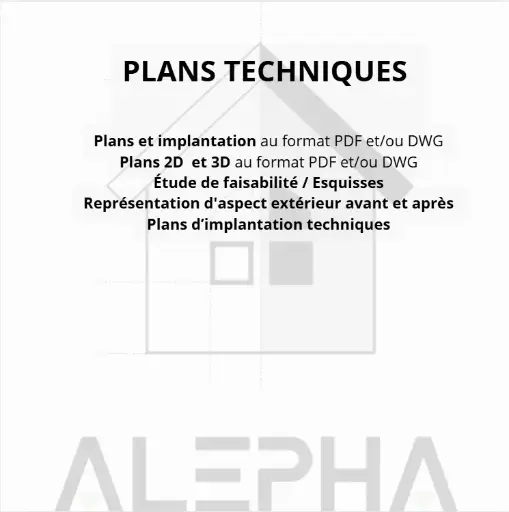 Etude de faisabilité / plans 2D/3D